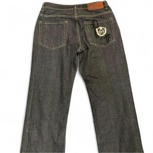 Vintage Phat Farm Y2K Baggy Embroidered Patch Denim Jeans